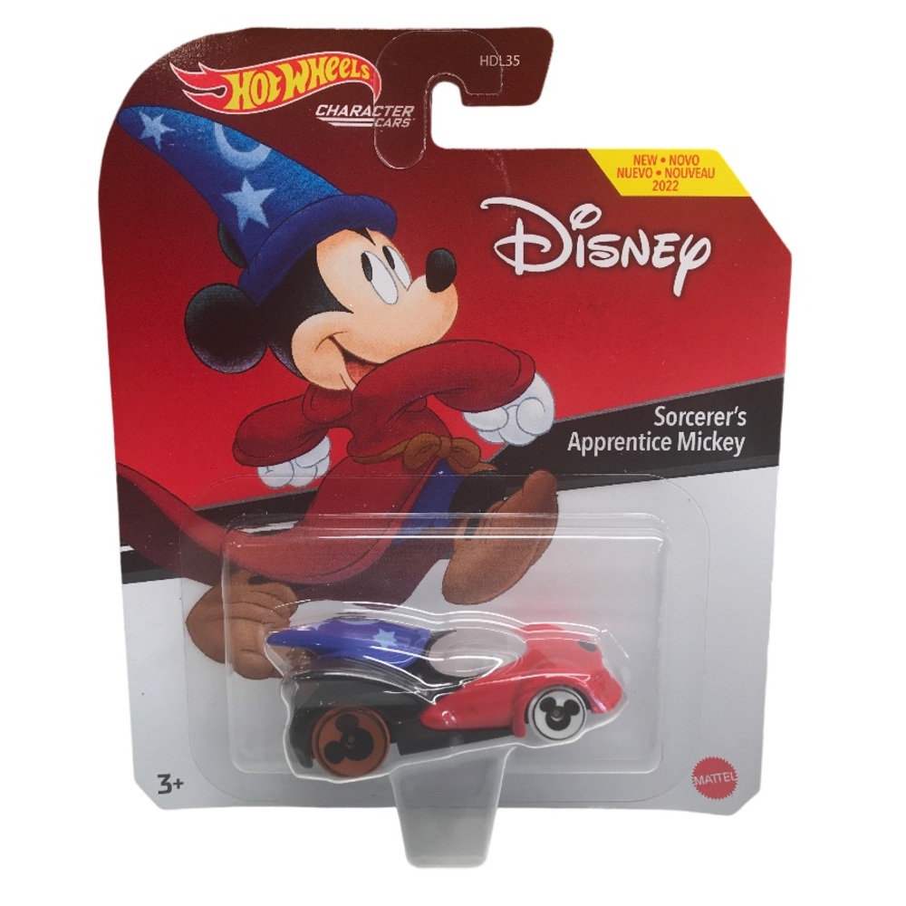 Hot Wheels Sorcerer’s Apprentice Mickey Mouse Character Car 2022 Made By Mattel